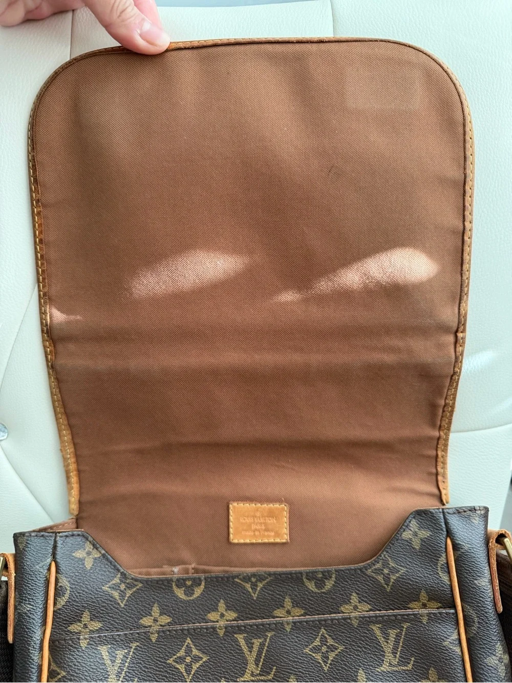 Vintage Louis Vuitton monogram bosphore messenger bag